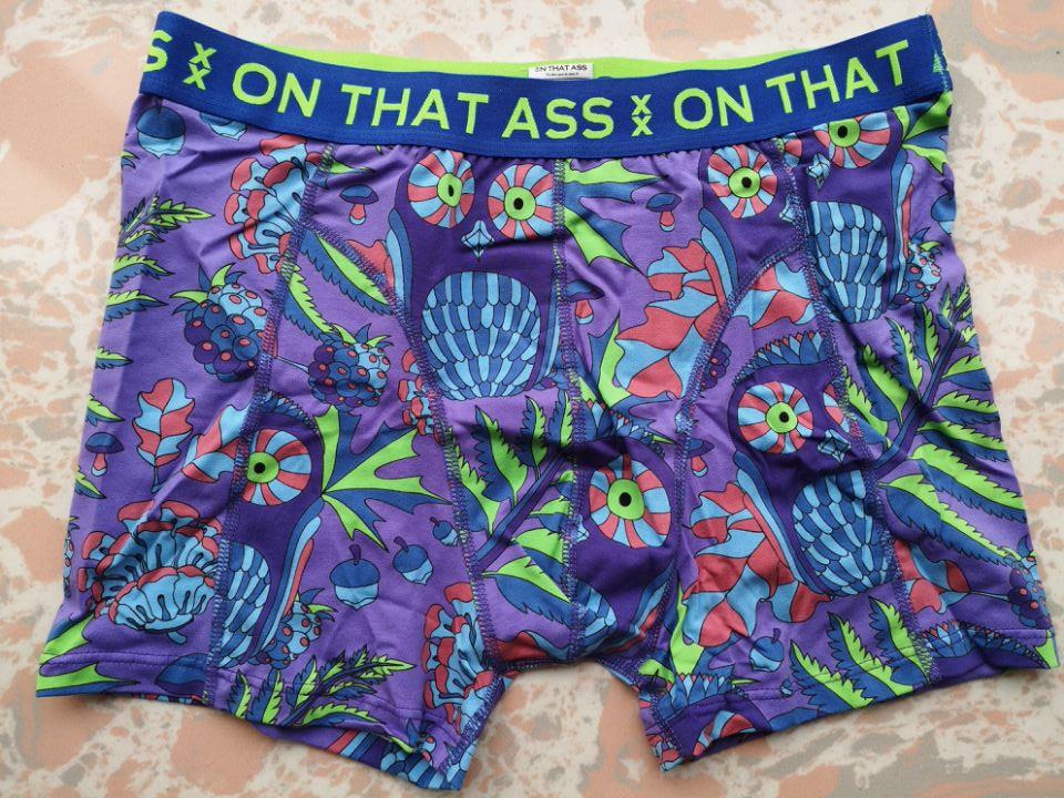 reactive printing men's boxers