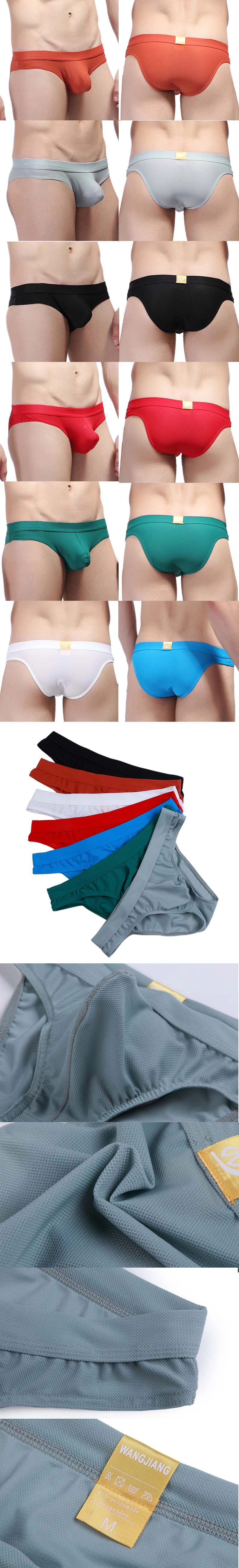 Ultra lower rise sexy male nylon briefs