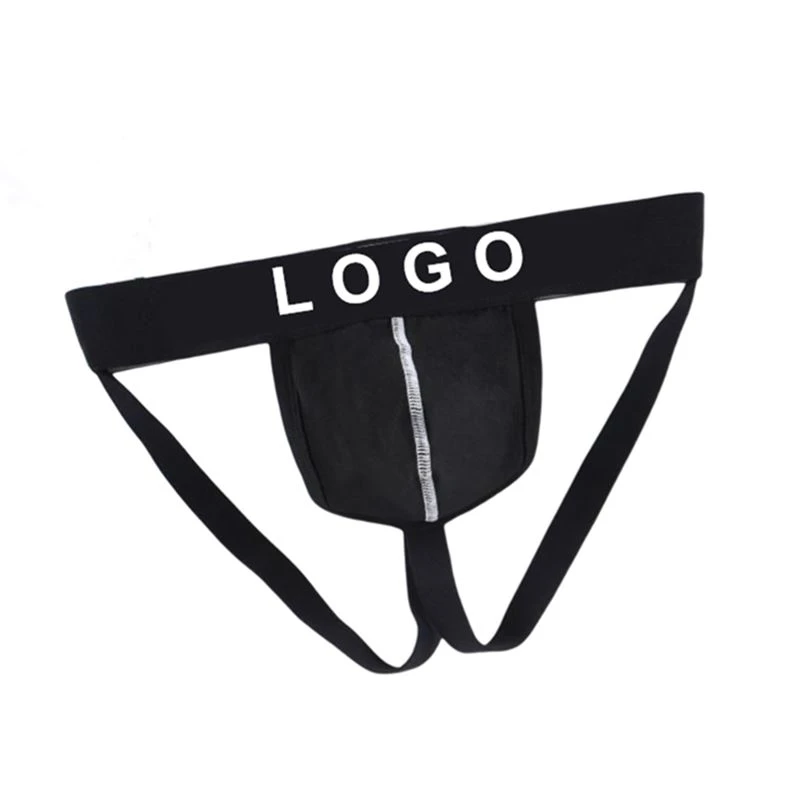 Custom Men's Fashion Sexy Cotton Jockstraps Black