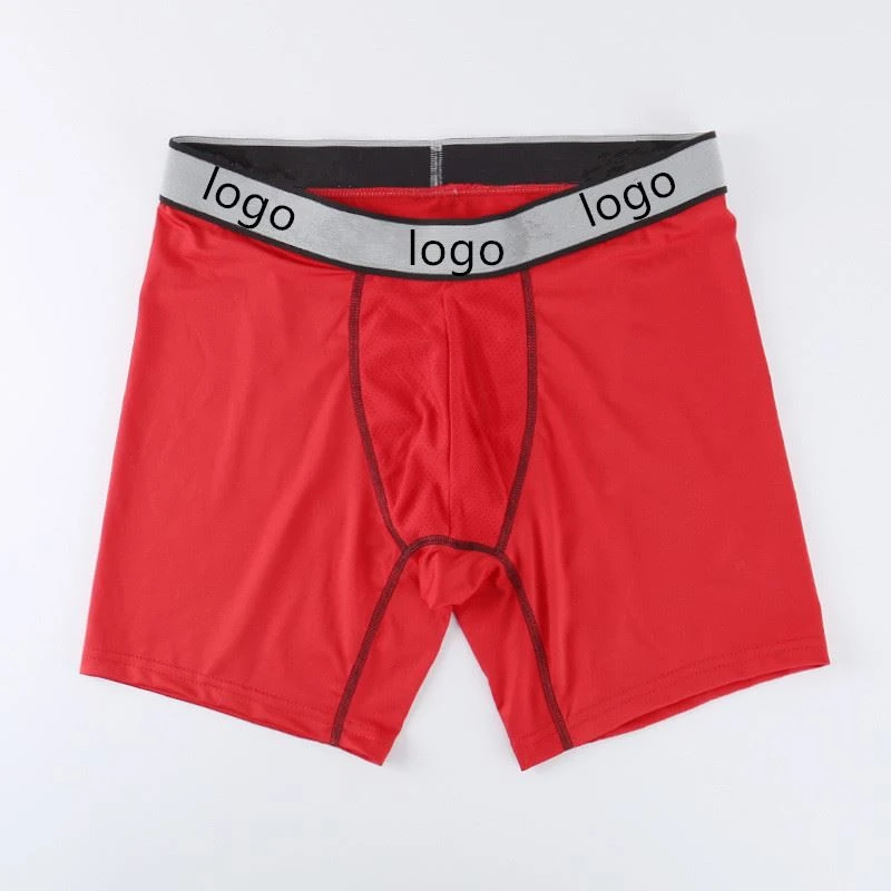 ODM Quick Dry Breathable Sports Boxers Red