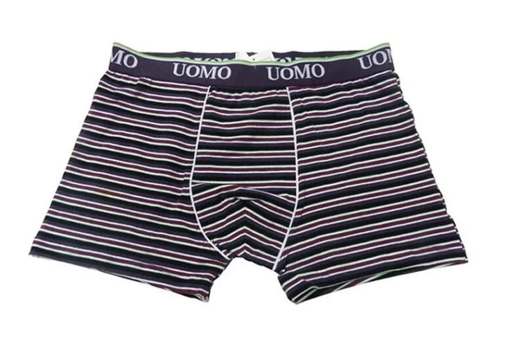 Breathable Custom Own Logo Stripe Men's Underwear