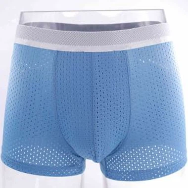 Customized Polyester Mesh Men's Underwear For Summer