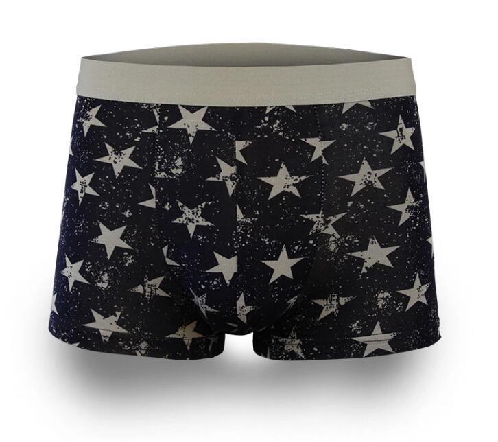 Soft Moister Wicking Printing Men's Boxer Shorts