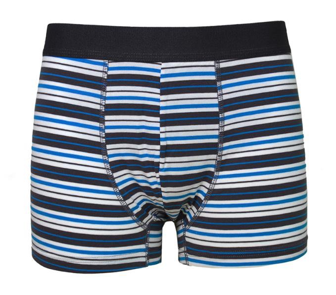 China Breathable Striped Cotton Printed Men's Underwear Manufacturers