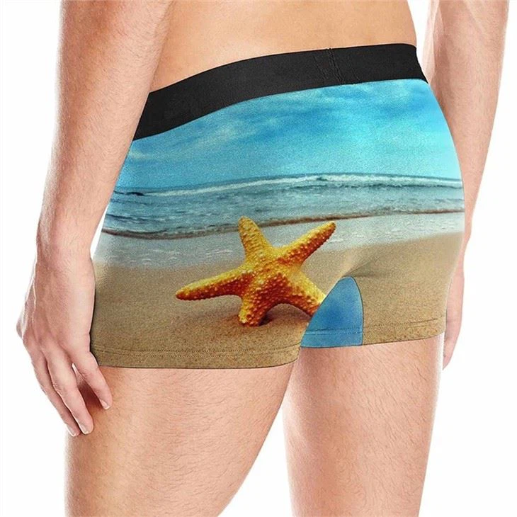 Custom Logo Boxer Jacquard Elastic Waistband