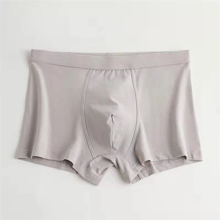 nude color mens underwear Modal Fabric nude basic mens boxers underwear soft u shape pouch