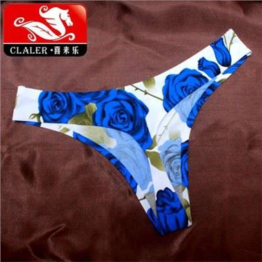 Breathable ladies underwear manufacturer thong low waist