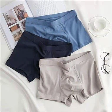 Modal Fabric Nude Basic Mens Boxers Underwear