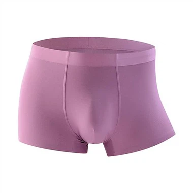 Seamless Mens Boxer Trunks Male Underwear
