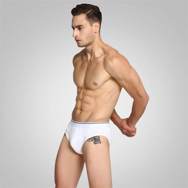 sexy briefs 100% cotton customized solid classic briefs manufacture seamless 3D u shape comfortable
