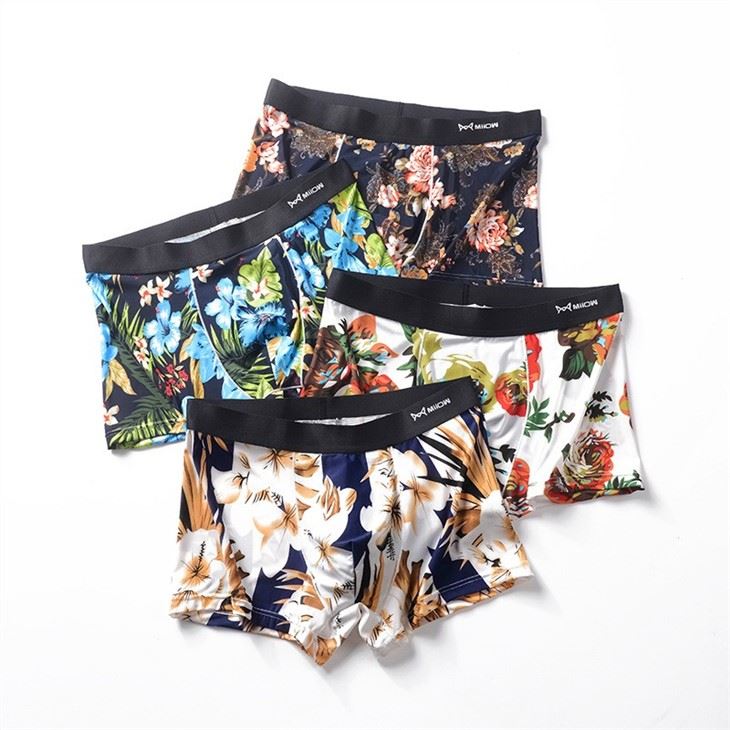 Printed Underwear Polyester Men