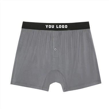 Custom Modal Solid Color Men's Boxer