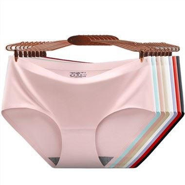Traceless Underwear Women's Color Briefs Cotton Crotch